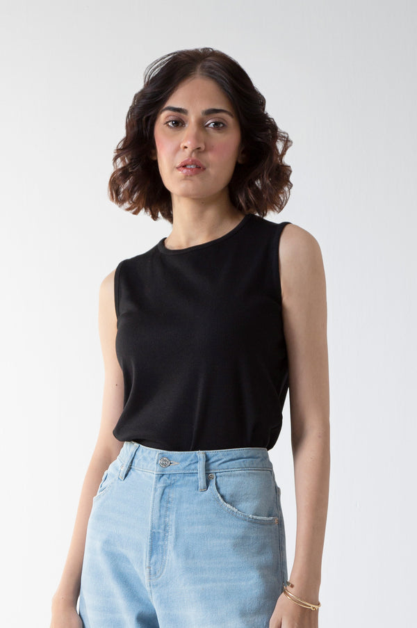 RIBBED TANK TOP
