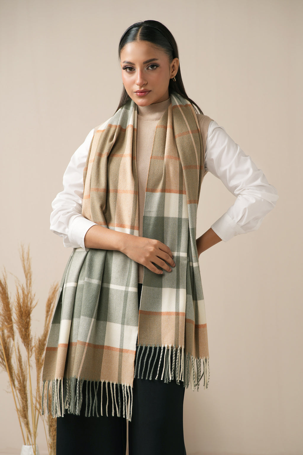 YARN DYED MUFFLER