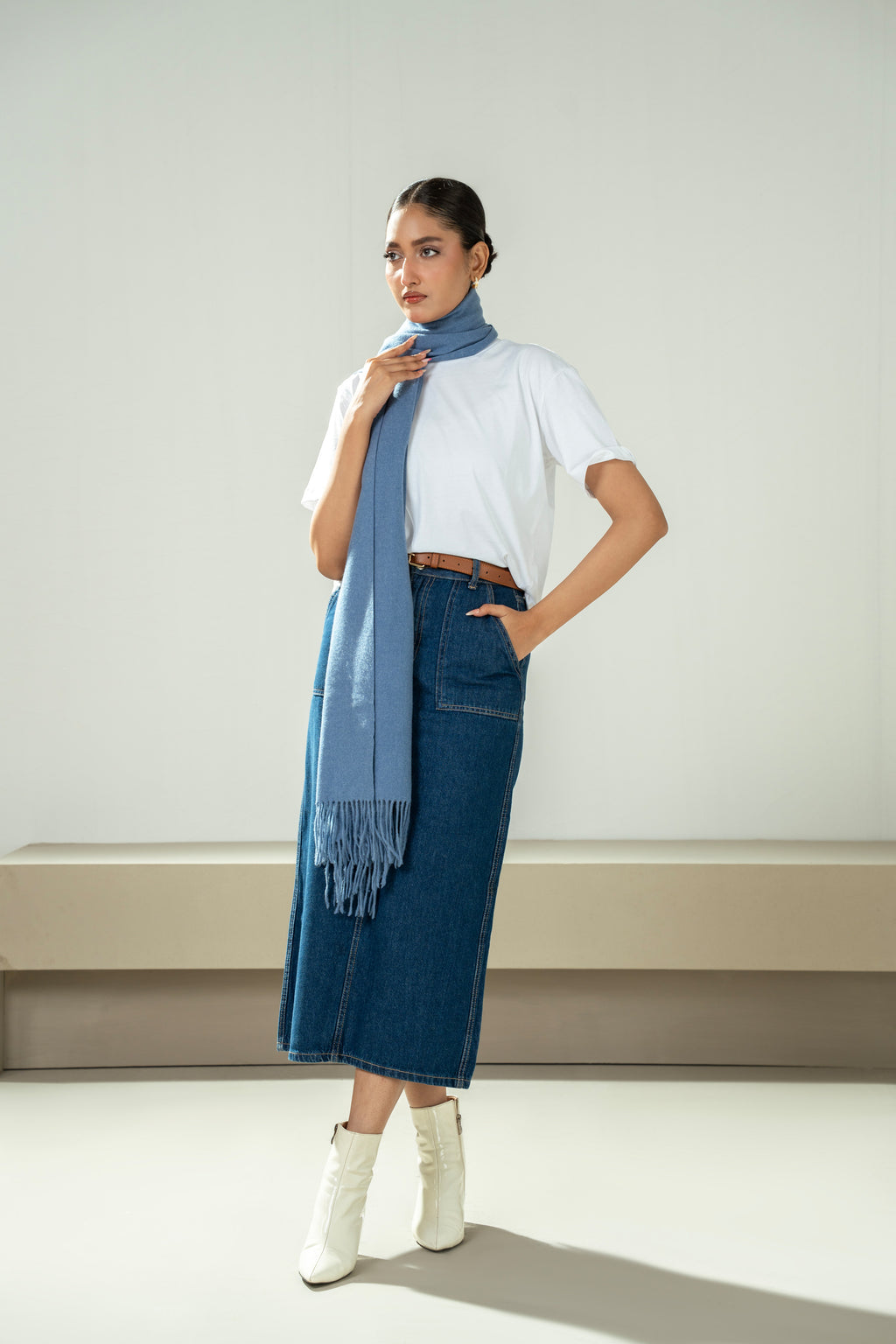YARN DYED MUFFLER