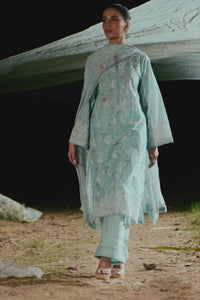 EMBROIDERED CHIKANKARI UNSTITCHED 3 PIECE SUIT