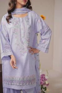 EMBROIDERED LAWN UNSTITCHED 3 PIECE SUIT
