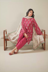 PRINTED LAWN STITCHED 3 PIECE SUIT