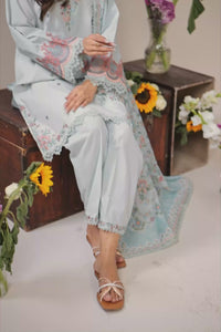 EMBROIDERED CAMBRIC UNSTITCHED 3 PIECE SUIT