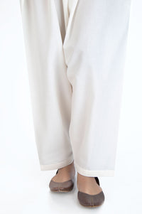 Basic Cambric Shalwar - Off White