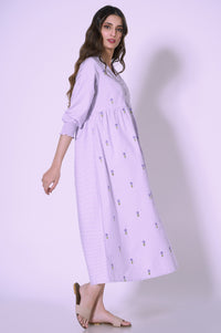 Stitched 1 Piece Yarn Dyed Dress