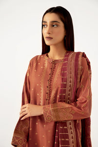 Stitched 3 Piece Dyed Jacquard Suit