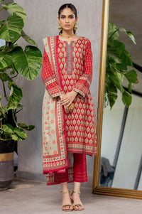 Unstitched 3 Piece Printed Lawn Suit