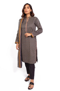 Unstitched 2 Piece Printed Khaddar Suit