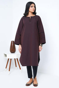Stitched 1 Piece Solid Yarn Dyed Shirt