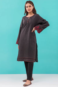 Stitched 1 Piece Embroidered Yarn Dyed Shirt