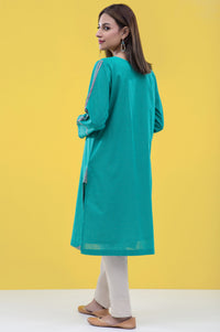 Stitched 1 Piece Embroidered Yarn Dyed Shirt