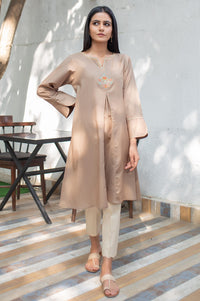 Stitched 1 Piece Embroidered Dobby Shirt