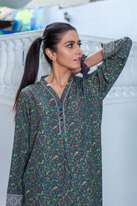 Stitched 1 Piece Embellished Crepe Shirt