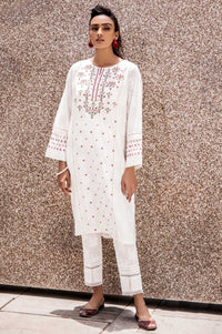 Stitched 1 Piece Embroidered Cambric Shirt
