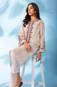 Stitched 1 Piece Embroidered Gold Paste Shirt