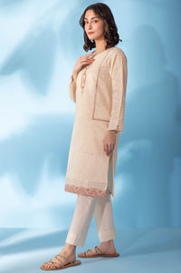 Stitched 1 Piece Embroidered Zari Shirt