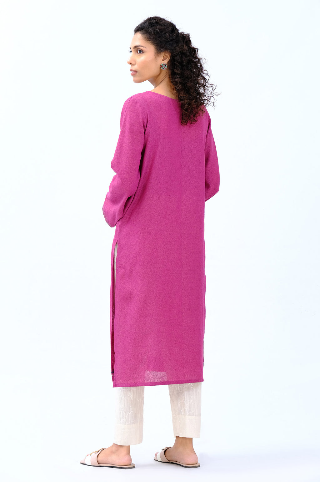 Stitched 1 Piece Embroidered karandi Shirt
