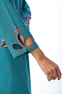 Stitched 1 Piece Embroidered Karandi Shirt