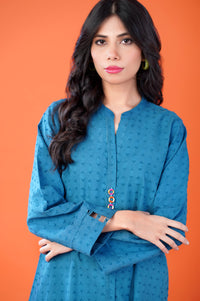 Stitched 1 Piece Brochia Jacquard Outfit