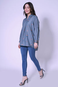 Stitched 1 Piece Cambric Top