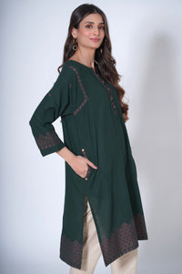 Stitched 1 piece Jacquard Outfit