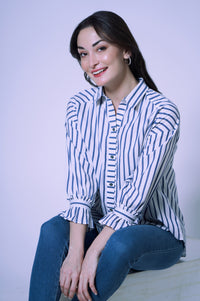 Stitched 1 Piece Yarn Dyed Top