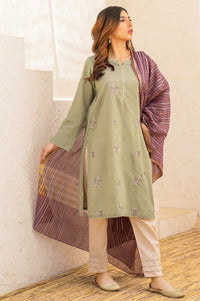 Stitched 2 Piece Cotton Slub & Yarn Dyed Suit