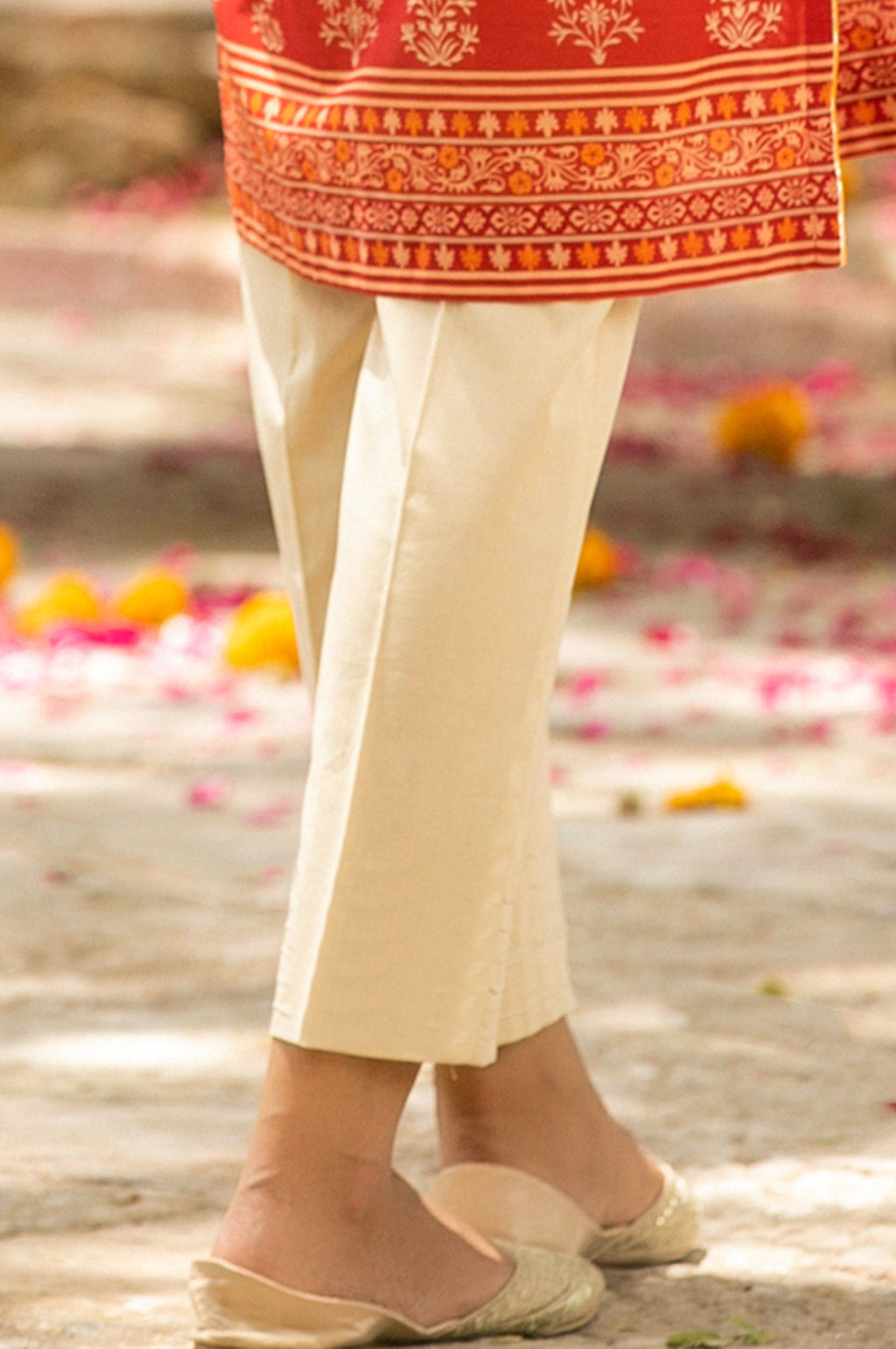 Basic Cambric Pants - Beige