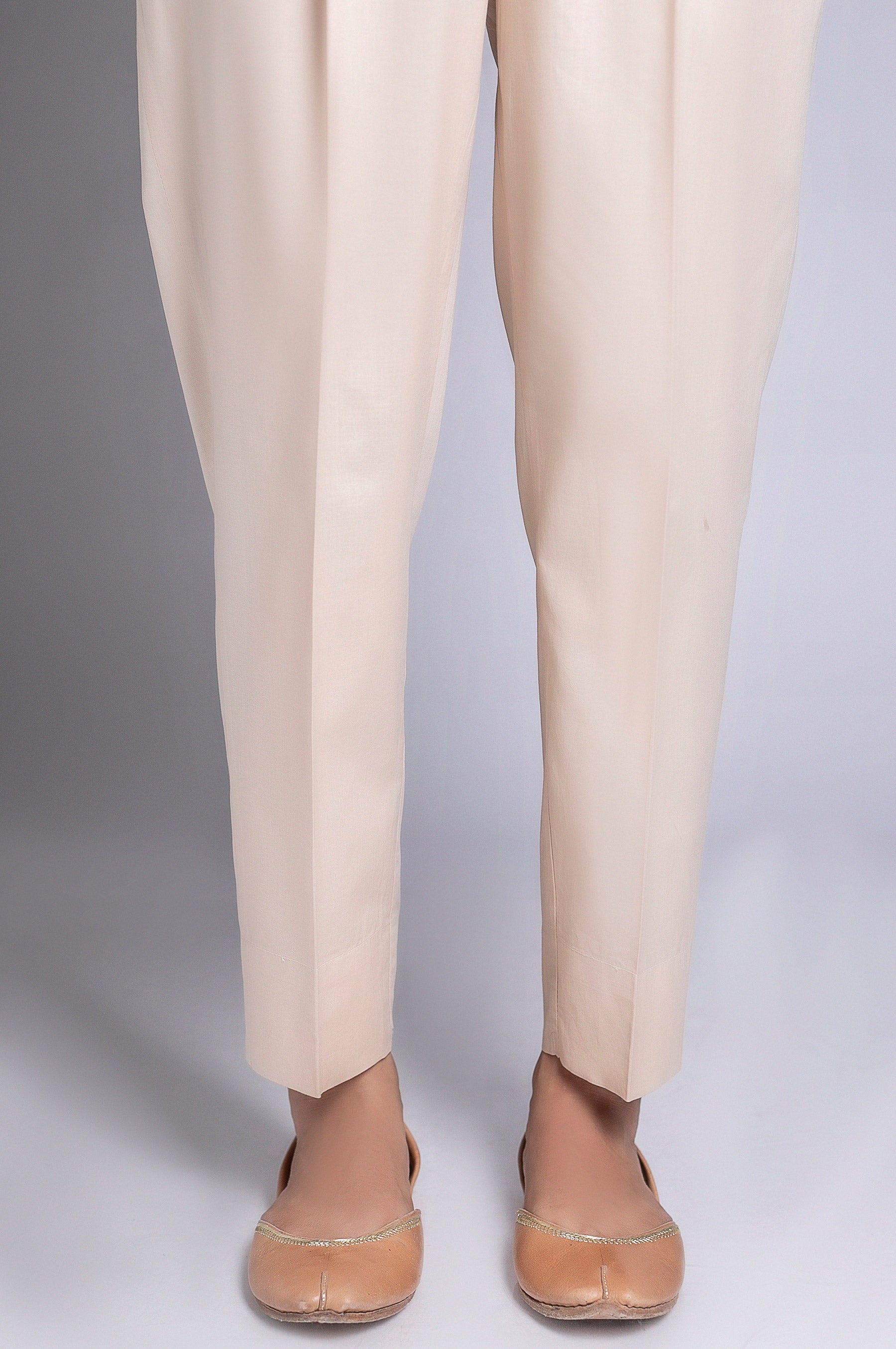 Basic Cambric Pants - Beige