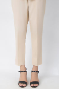 Basic Cambric Cigarette Pants - Butter