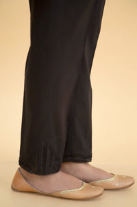 Stylized Rawsilk Cigarette Pants