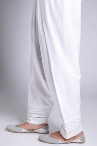 Embellished Shalwar - White