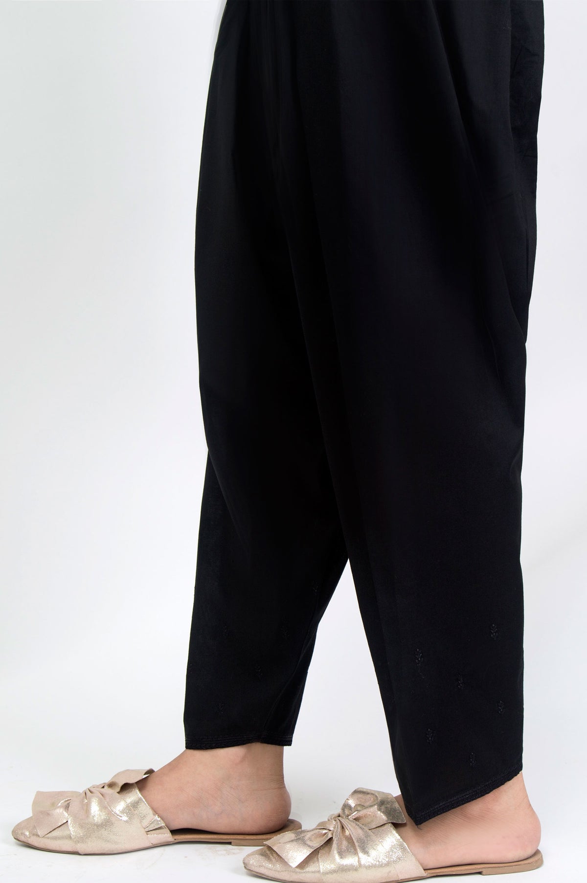 Embroidered Shalwar - Black