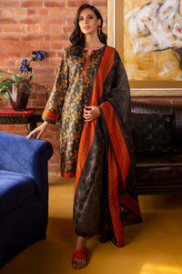 Unstitched 2 Piece Printed Lawn Suit with Printed Lawn Dupatta