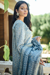 Stitched 2 Piece Embroidered Cottel with Khaddar Suit