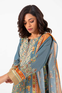 Stitched 2 Piece Embroidered Lawn Suit