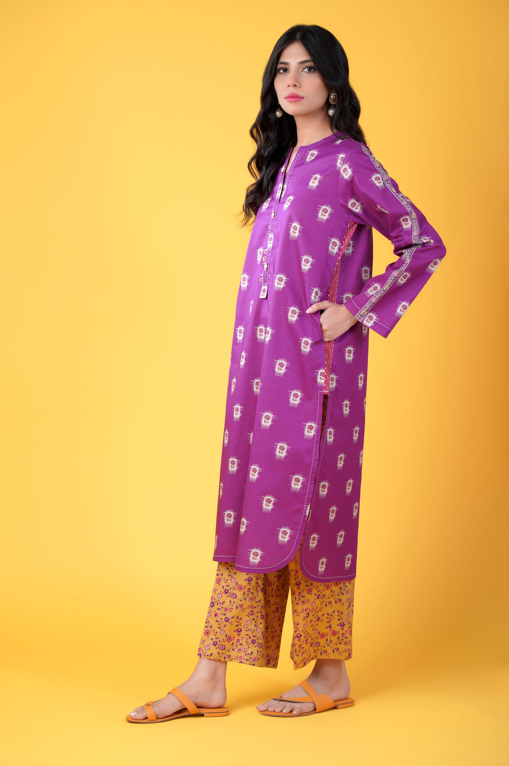 Stitched 2 Piece Printed Lawn Suit