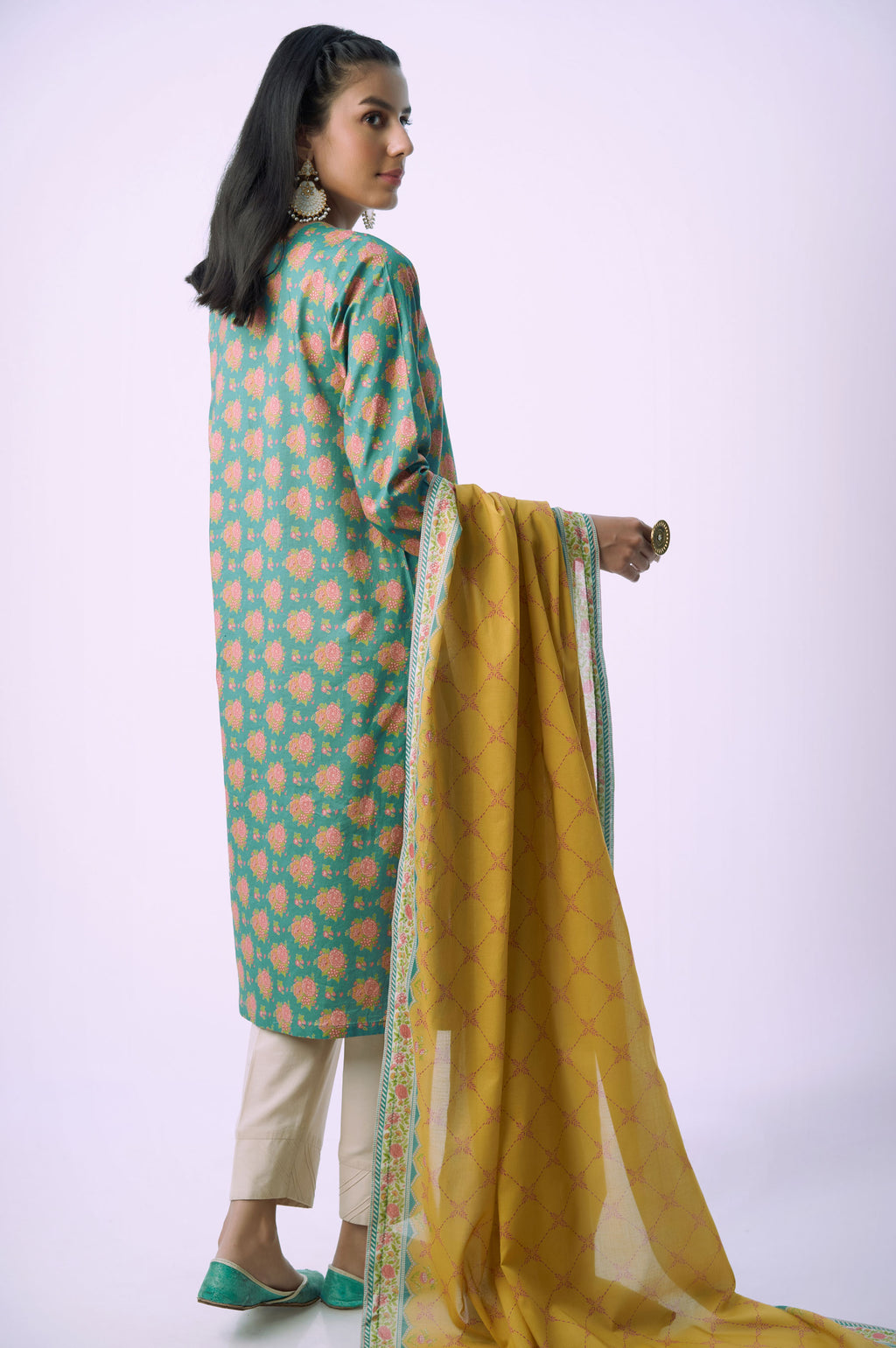 Stitched 2 Piece Printed Lawn Suit