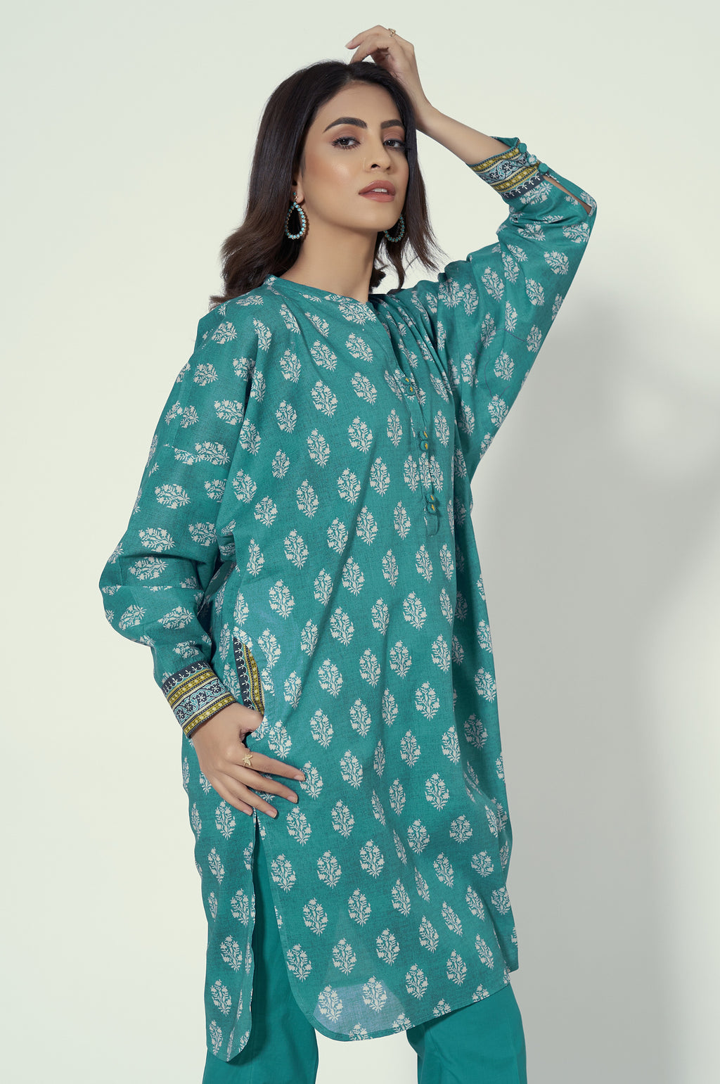 Stitched 2 Piece Printed Lawn Suit