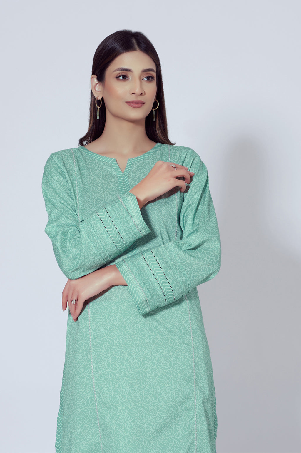 Unstitched 2 Piece Printed Lawn Suit