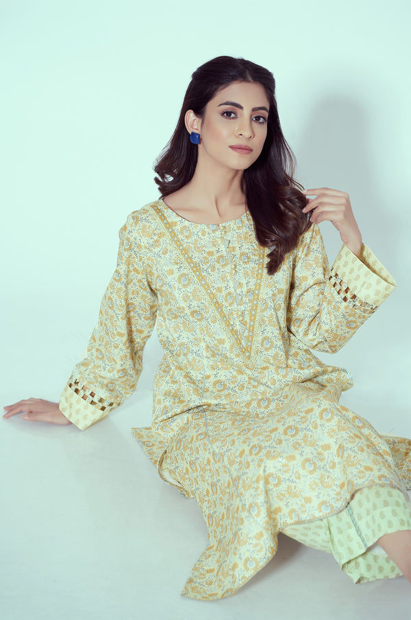 Stitched 2 Piece Printed Lawn Suit