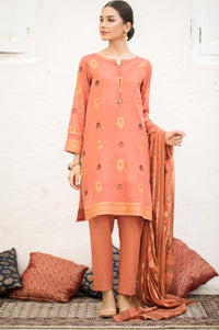 Unstitched 3 Piece Jacquard Suit