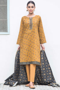 Unstitched 3 Piece Printed Cambric Suit
