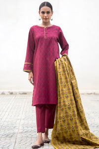 Unstitched 3 Piece Printed Cambric Suit
