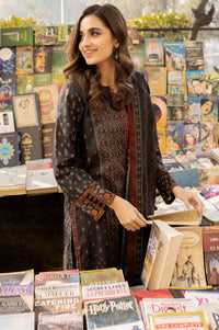 Stitched 3 Piece Printed Lawn Suit with Printed Lawn Dupatta