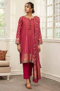 Unstitched 3 Piece Yarn Dyed Jacquard Suit