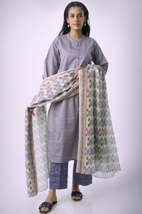 Unstitched 3 Piece Printed Lawn Suit