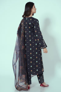 Unstitched 3 Piece Printed Lawn Suit