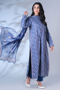 Unstitched 3 Piece Printed Lawn Suit