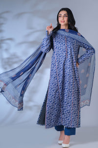 Unstitched 3 Piece Printed Lawn Suit